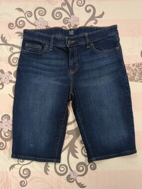 GAP Denim Indigo Bermuda Shorts
